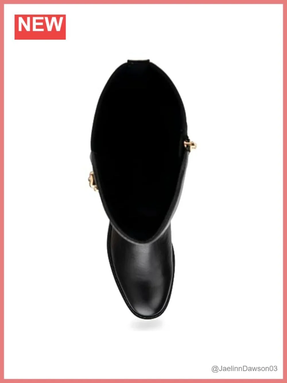 Knee-High Faux Leather Boots with Removable Footbed
